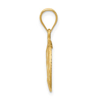 Load image into Gallery viewer, 14K Brushed Diamond-Cut Virgin Mary Pendant
