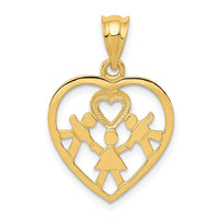 Load image into Gallery viewer, 14k Heart Charm
