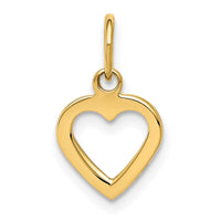 Load image into Gallery viewer, 14K Polished Cut-out Heart Pendant
