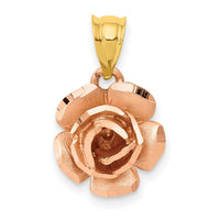 Load image into Gallery viewer, 14k Two-tone Rose Charm
