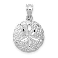 Load image into Gallery viewer, 14k White Gold Sanddollar Charm
