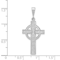 Load image into Gallery viewer, 14k White Gold Celtic Cross Charm
