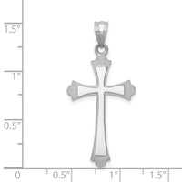 Load image into Gallery viewer, 14k White Gold Cross Pendant
