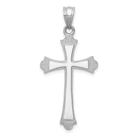 Load image into Gallery viewer, 14k White Gold Cross Pendant
