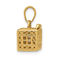 Load image into Gallery viewer, 14K 3D Faith and Hope Prayer Box Charm
