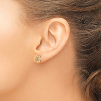 Load image into Gallery viewer, 14k Diamond Initial C Earrings
