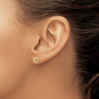 Load image into Gallery viewer, 14k Diamond Initial G Earrings
