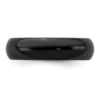 Load image into Gallery viewer, Edward Mirell Titanium Black Ti Polished Domed 6mm Band
