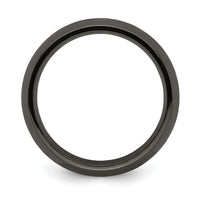 Load image into Gallery viewer, Edward Mirell Titanium Black Ti Polished Domed 8mm Band
