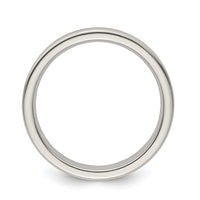 Load image into Gallery viewer, Edward Mirell Titanium Brushed/Polished Flat Milgrain 4mm Band Size 6.5

