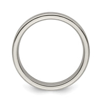 Load image into Gallery viewer, Edward Mirell Titanium Brushed/Polished Flat Milgrain 5mm Band Size 5
