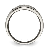 Load image into Gallery viewer, Edward Mirell Titanium Flat Casted Design Brushed/Polished 14mm Band
