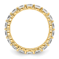 Load image into Gallery viewer, 14k Polished Size 5.5 Shared Prong 2 carat Diamond Complete Eternity Band

