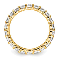 Load image into Gallery viewer, 14k Polished Size 8 Shared Prong 2 carat Diamond Complete Eternity Band
