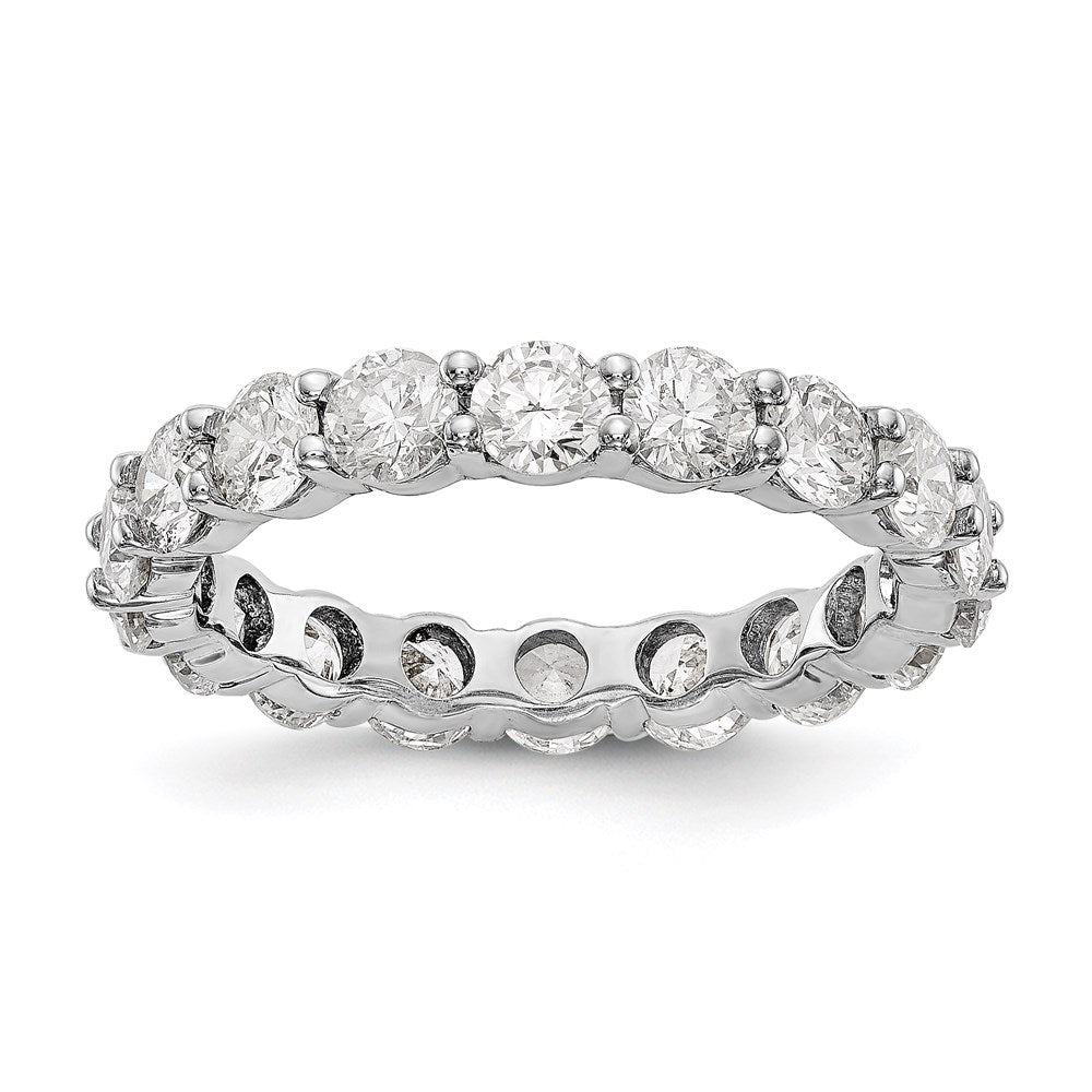 14KW SI2-I1(H/I) Shared Prong Eternity Band  RF800 Quality Dias.