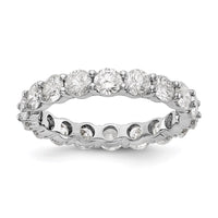 Load image into Gallery viewer, Platinum Diamond Shared Prong Eternity Band
