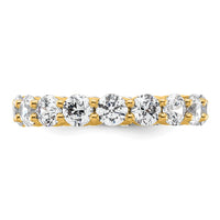 Load image into Gallery viewer, 14k Polished Size 8.5 Shared Prong 4 carat Diamond Complete Eternity Band
