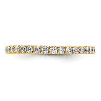 Load image into Gallery viewer, 14k Polished Size 6 U-Shared Prong 1/2 carat Diamond Complete Eternity Band
