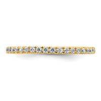Load image into Gallery viewer, 14k Polished Size 8.5 U-Shared Prong 1/2 carat Diamond Complete Eternity Band
