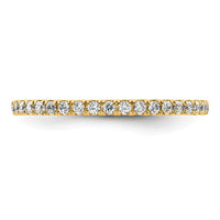Load image into Gallery viewer, 14k Polished Size 9 U-Shared Prong 1/2 carat Diamond Complete Eternity Band
