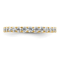 Load image into Gallery viewer, 14k Polished Size 5 U-Shared Prong 1 carat Diamond Complete Eternity Band
