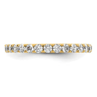 Load image into Gallery viewer, 14k Polished Size 6.5 U-Shared Prong 1 carat Diamond Complete Eternity Band
