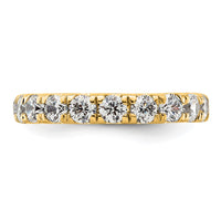 Load image into Gallery viewer, 14k Polished Size 4.5 U-Shared Prong 2 carat Diamond Complete Eternity Band
