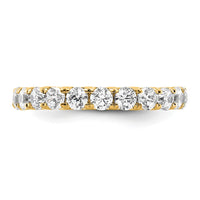 Load image into Gallery viewer, 14k Polished Size 6.5 U-Shared Prong 2 carat Diamond Complete Eternity Band
