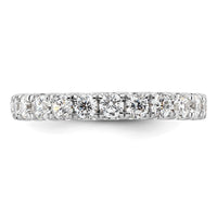Load image into Gallery viewer, 14k White Gold Polished Size 8.5 U-Shared Prong 2 carat Diamond Complete Eternity Band
