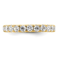 Load image into Gallery viewer, 14k Polished Size 8.5 U-Shared Prong 2 carat Diamond Complete Eternity Band
