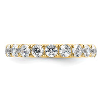Load image into Gallery viewer, 14k Polished Size 8.5 U-Shared Prong 3 carat Diamond Complete Eternity Band
