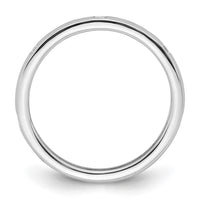 Load image into Gallery viewer, 14k White Gold Polished Size 6.5 Bezel-set 1/10 carat Diamond Complete Eternity Band
