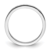 Load image into Gallery viewer, 14k White Gold Polished Size 5 Channel-set 1/2 carat Diamond Complete Eternity Band
