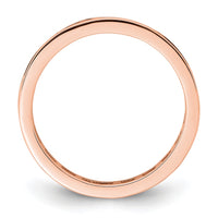 Load image into Gallery viewer, 14k Rose Gold Polished Size 6.5 Channel-set 1/2 carat Diamond Complete Eternity Band
