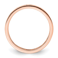 Load image into Gallery viewer, 14k Rose Gold Polished Size 8.5 Channel-set 1/2 carat Diamond Complete Eternity Band
