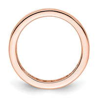 Load image into Gallery viewer, 14k Rose Gold Polished Size 4.5 Channel-set 1 carat Diamond Complete Eternity Band
