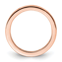 Load image into Gallery viewer, 14k Rose Gold Polished Size 5.5 Channel-set 1 carat Diamond Complete Eternity Band
