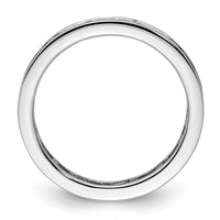 Load image into Gallery viewer, 14k White Gold Polished Size 6.5 Channel-set 1 carat Diamond Complete Eternity Band
