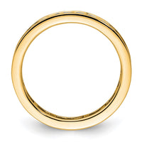 Load image into Gallery viewer, 14k Polished Size 6.5 Channel-set 1 carat Diamond Complete Eternity Band
