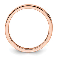 Load image into Gallery viewer, 14k Rose Gold Polished Size 8 Channel-set 1 carat Diamond Complete Eternity Band
