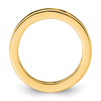 Load image into Gallery viewer, 14k Polished Size 4 Channel-set 1 carat Princess Diamond Complete Eternity Band
