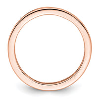 Load image into Gallery viewer, 14k Rose Gold Polished Size 8 Channel-set 1 carat Princess Diamond Complete Eternity Band
