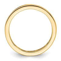 Load image into Gallery viewer, 14k Polished Size 8 Channel-set 1 carat Princess Diamond Complete Eternity Band
