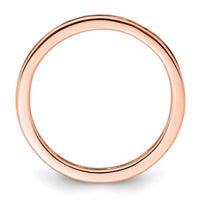 Load image into Gallery viewer, 14k Rose Gold Polished Size 9 Channel-set 1 carat Princess Diamond Complete Eternity Band
