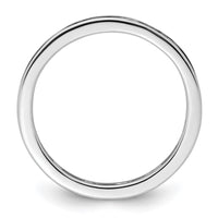 Load image into Gallery viewer, 14k White Gold Polished Size 9 Channel-set 1 carat Princess Diamond Complete Eternity Band
