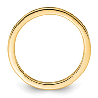 Load image into Gallery viewer, 14k Polished Size 9 Channel-set 1 carat Princess Diamond Complete Eternity Band
