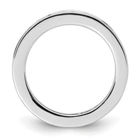 Load image into Gallery viewer, 14k White Gold Polished Size 5.5 Channel-set 2 carat Princess Diamond Complete Eternity Band
