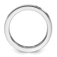 Load image into Gallery viewer, 14k White Gold Polished Size 9 Channel-set 2 carat Princess Diamond Complete Eternity Band
