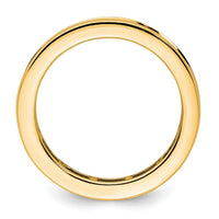 Load image into Gallery viewer, 14k Polished Size 9 Channel-set 2 carat Princess Diamond Complete Eternity Band
