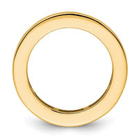 Load image into Gallery viewer, 14k Polished Size 8 Channel-set 3 carat Princess Diamond Complete Eternity Band
